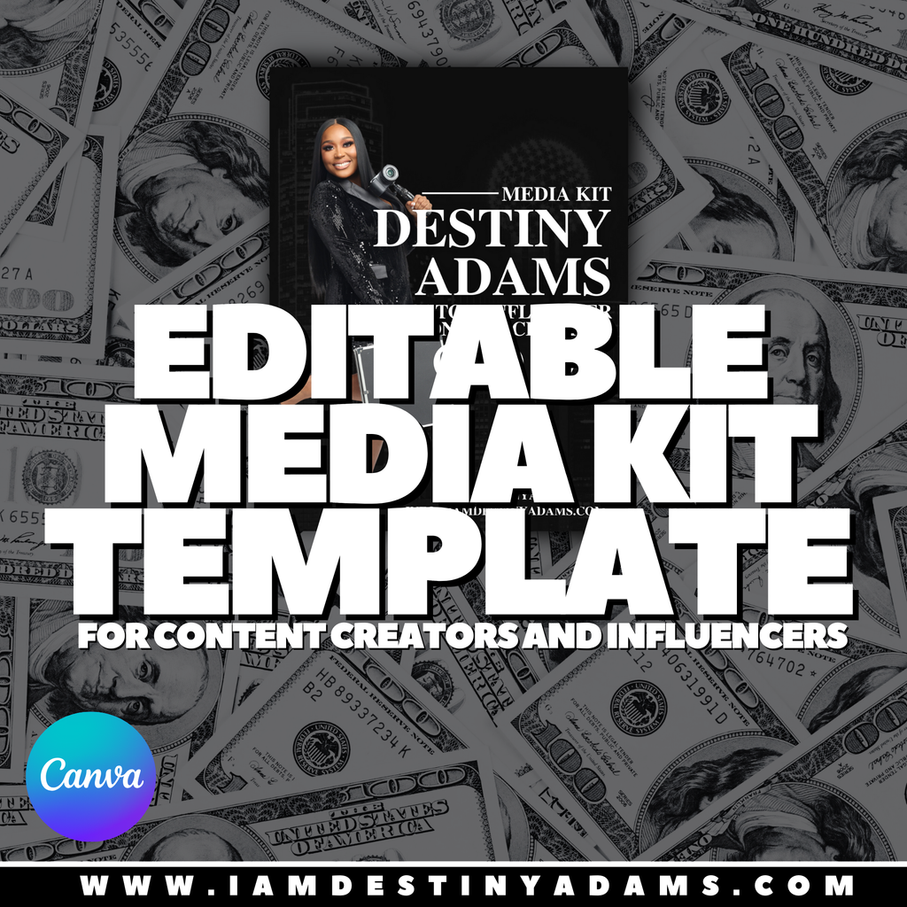Editable Media Kit Template – Destiny Adams
