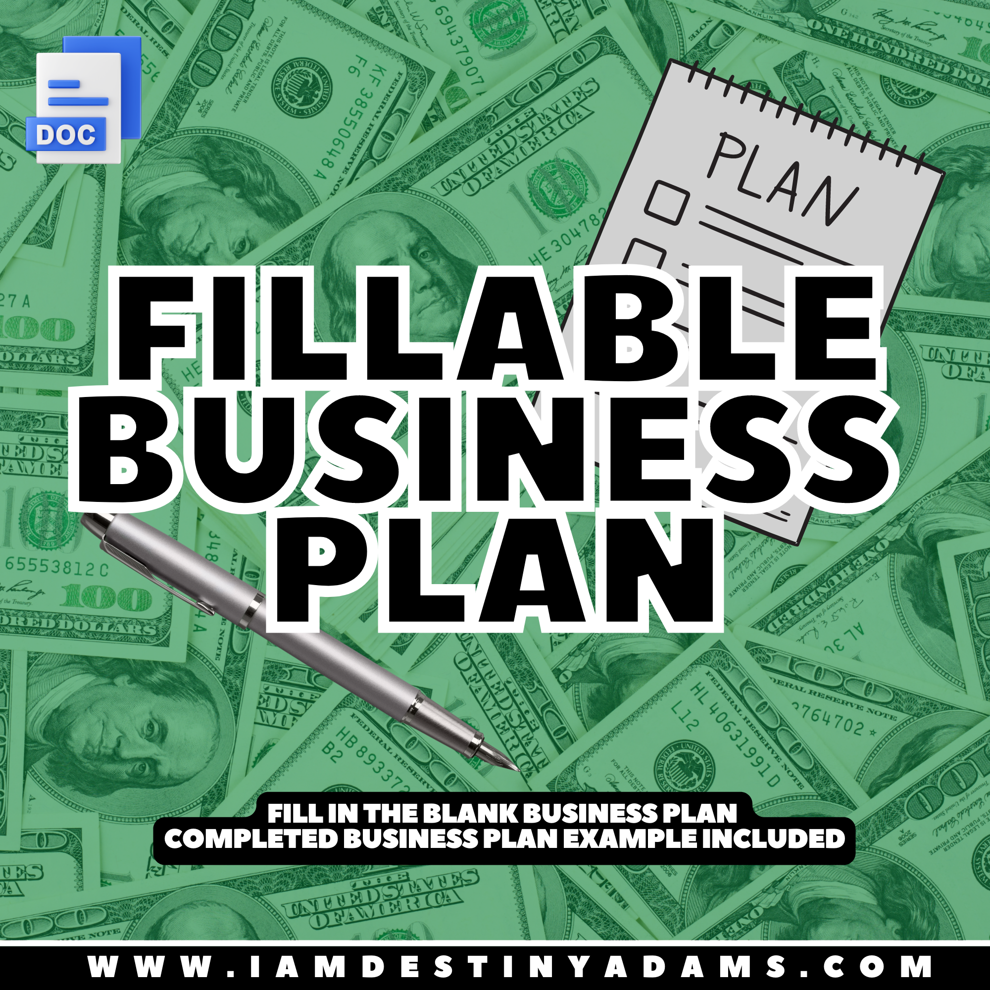Fill In The Blank Business Plan (Done For You Business Plan)